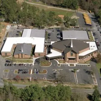 Beacon Baptist Center Building Aerial View