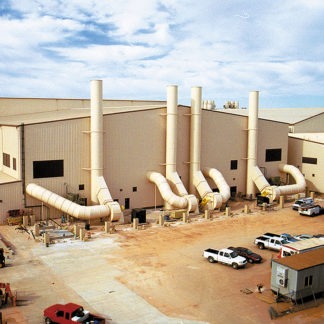 A Factory Facility With Large Size Chimneys