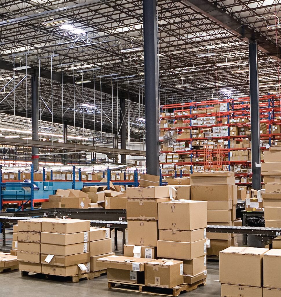 A Large Size Wearhouse With Package Boxes