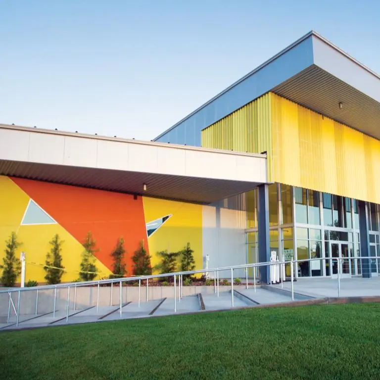 An Orange and Yellow Color Educational Center