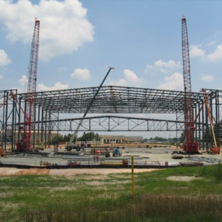 A Metallic Structure Under Construction